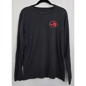 CHAADS L Freedom Ain't Free Skeleton‎ Cowboy Outlaw Long Sleeve T-Shirt Black